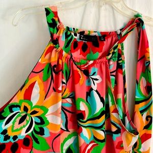 7th Avenue neck tye halter top